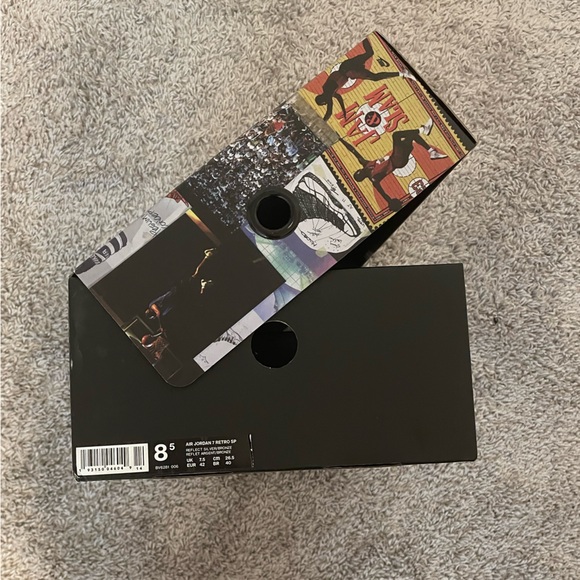 #84 ‼️AIR JORDAN 7RETRO SP‼️1 EMPTY BOX ONLY 🔺NO Sneakers Inside🔺Beautiful Box - Picture 4 of 10